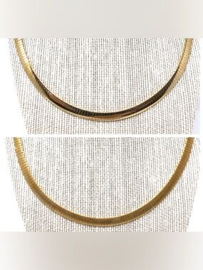 Sterling silver reversible omega necklace, made in Italy - NWOT